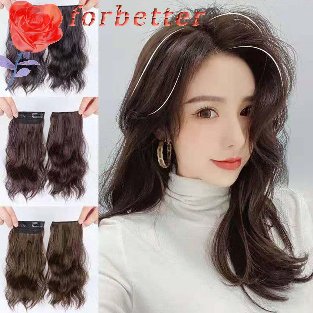 Đệm Gắn Tóc Giả Xoăn Dày Bằng Sợi Tổng Hợp Thay Thế Tiện Lợi