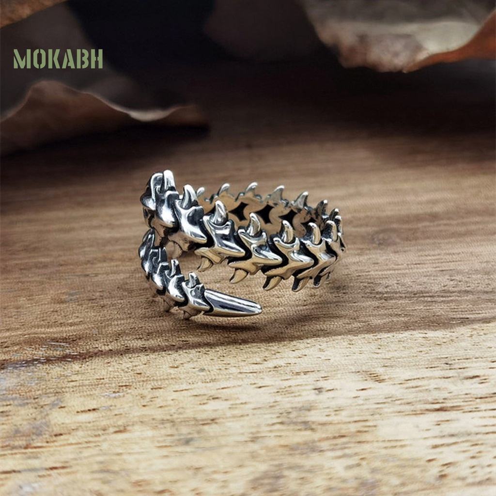 [Mới] Nhẫn Hở Mạ Điện Trang Trí Hình Học Phong Cách Âu Mỹ Cổ Điển Không Gây Dị Ứng Có Thể Điều Chỉnh