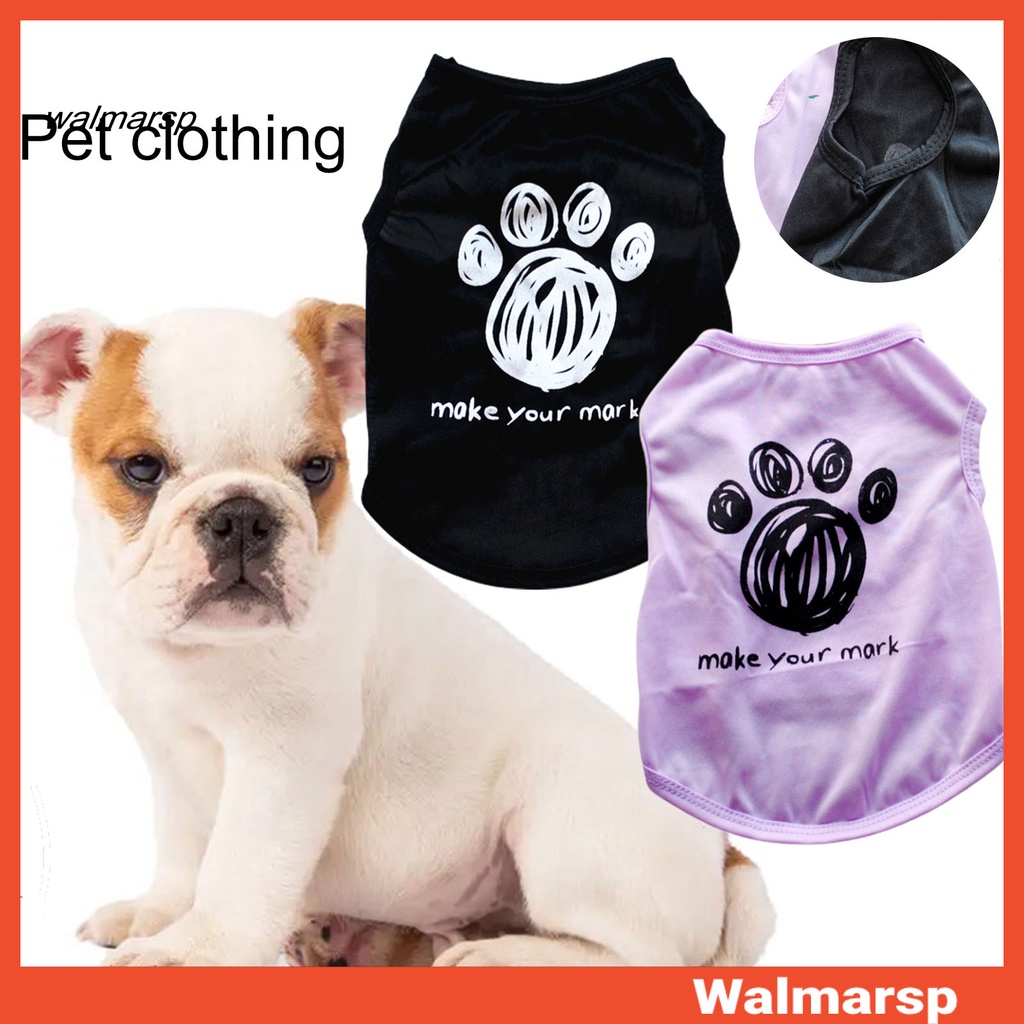 WWA Áo Họa Tiết Hoạt Hình Mùa Hè Cho Thú Cưng Size XS-2XL