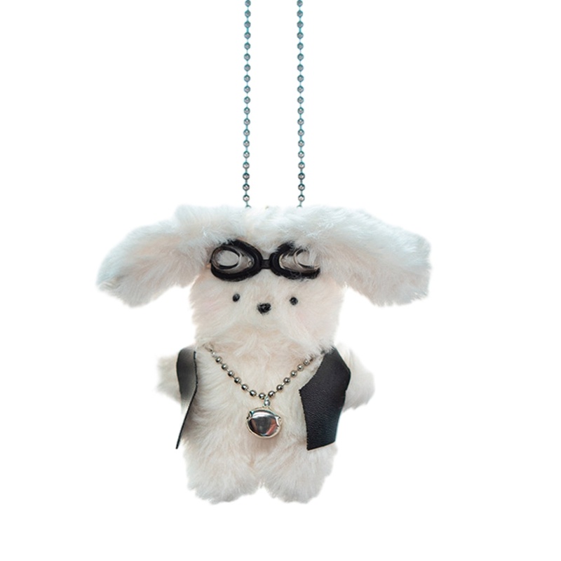 Móc Khóa Thỏ Nhồi Bông Dễ Thương