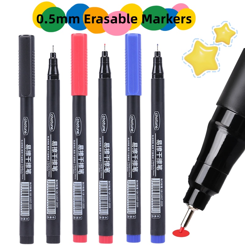 Bút Đánh Dấu Mực 0.5mm 3 Màu Tùy Chọn Tiện Dụng Cho Học Sinh / Văn Phòng