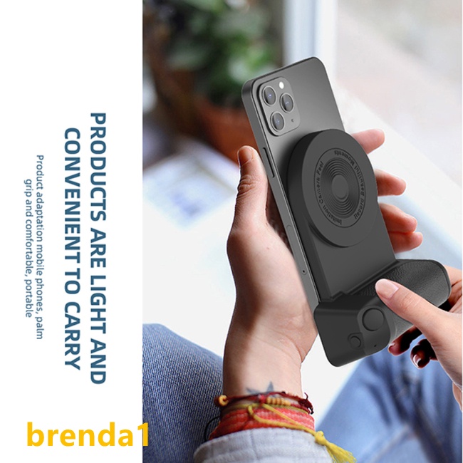 Giá Đỡ Máy Ảnh Selfie Bluetooth Không Dây Có Tay Cầm Nam Châm Thông Minh