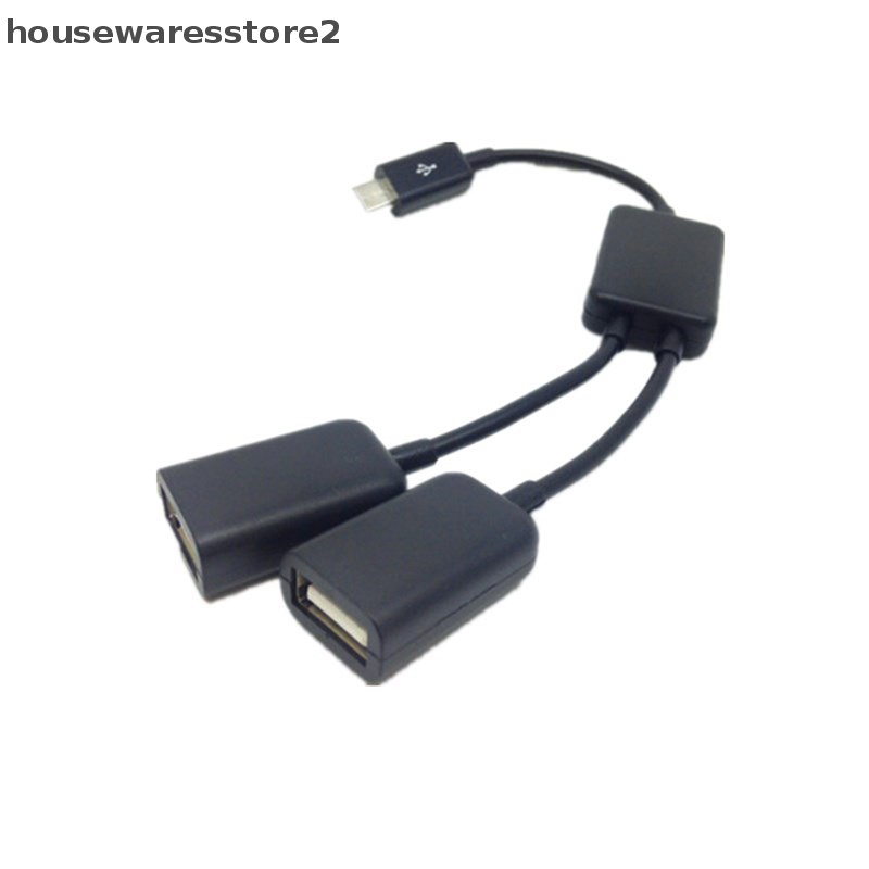 Bộ Chia Cổng Micro USB OTG Kép 2 Cho Máy Tính Bảng / PC / Điện Thoại Thông Minh