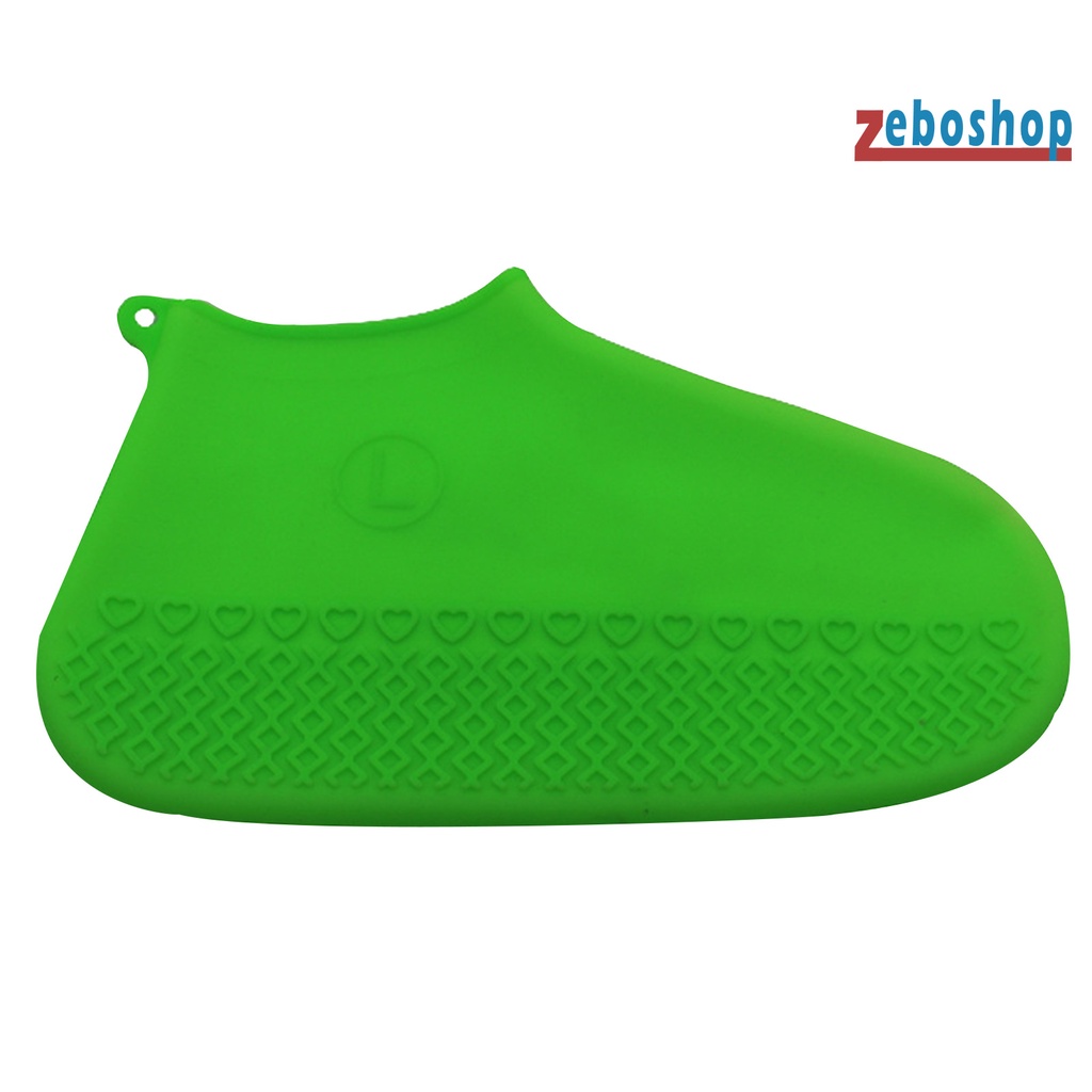 1 Cặp Vỏ Bọc Giày Đi Mưa Unisex Bằng Silicon Chống Nước Chống Trượt Có Thể Tái Sử Dụng
