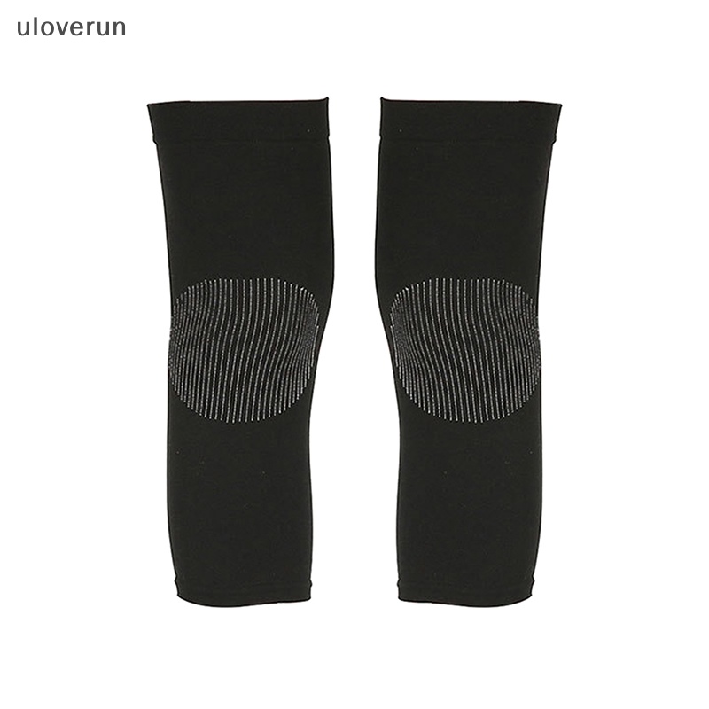 1 Cặp Đệm Bảo Vệ Đầu Gối Bằng Nylon Co Giãn Hỗ Trợ Luyện Tập Thể Thao