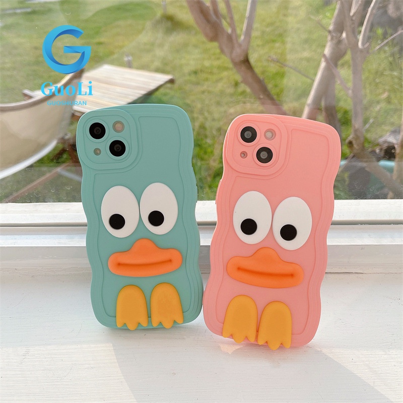 Ốp Điện Thoại Màu Kẹo Hình Chú Vịt Cho Huawei Nova Y61 Y70 Y90 Y7a Y9 Y7 Y6 9se Y9s 7i 6se 9 3i 3 P30 Pro Prime Plus 2019