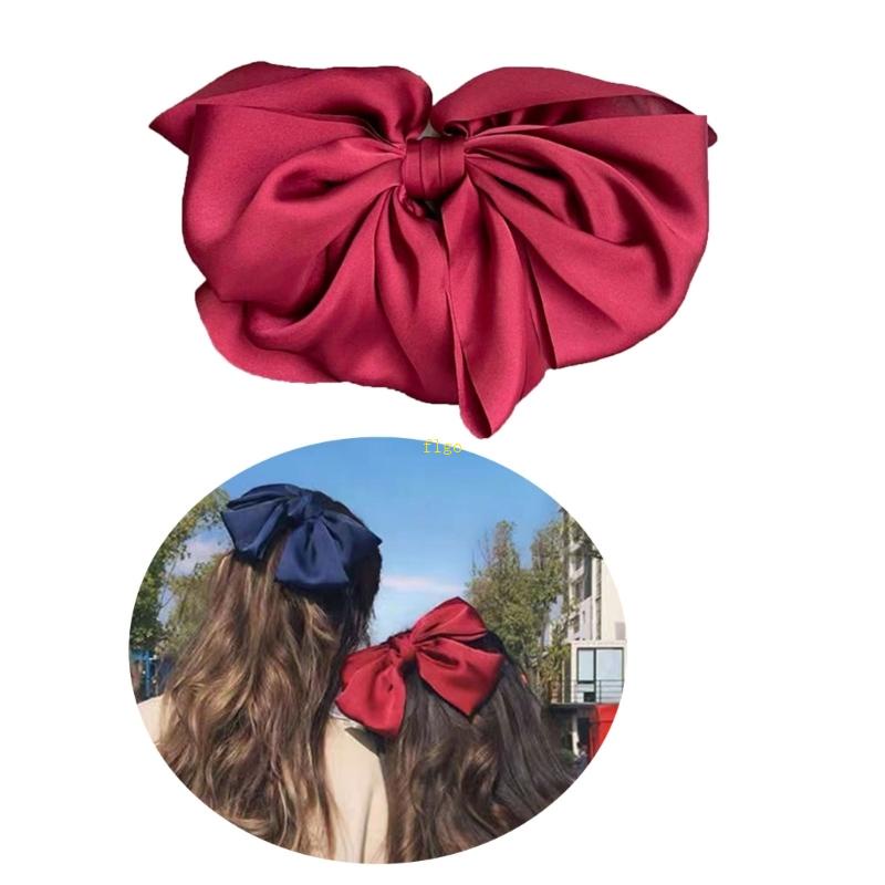 Kẹp Tóc Hình Nơ Lớn Đáng Yêu Cho Nữ