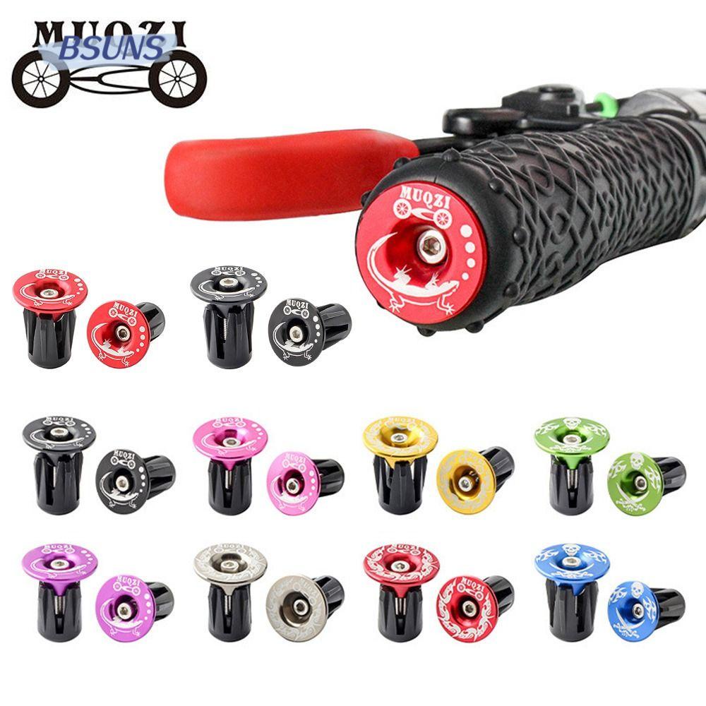 Bộ 2 Nút Khóa Tay Cầm Xe Đạp MTB Bằng Hợp Kim Nhôm