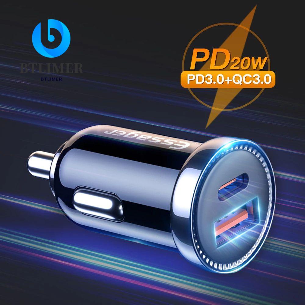 Ổ Cắm Sạc Nhanh PD Type C Cho Xe Hơi