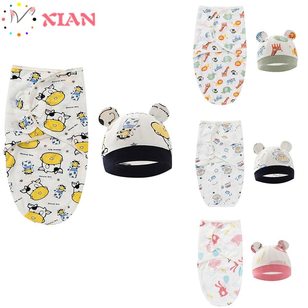Chăn Quấn Cotton Họa Tiết Hoạt Hình Xinh Xắn Dành Cho Bé