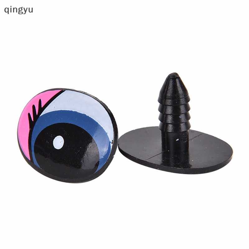 Bộ 10 Mắt Búp Bê Hoạt Hình Bằng Nhựa DIY An Toàn