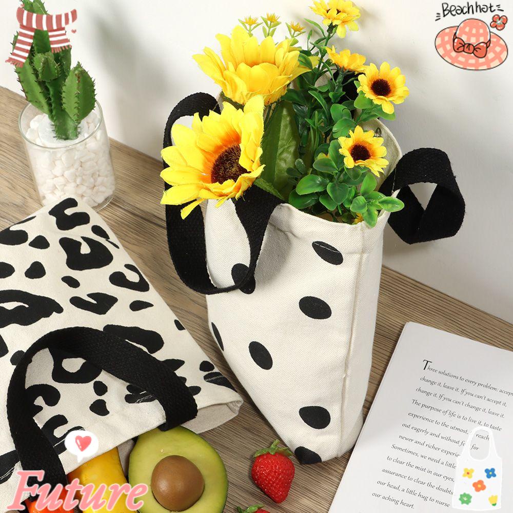 Túi vải Dáng Vuông Nhỏ Phong Cách Hàn Quốc