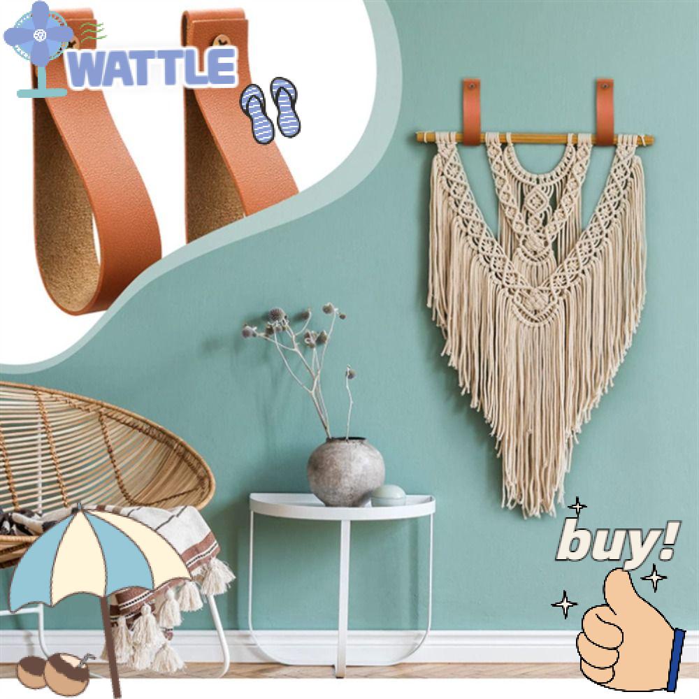 Móc Treo Rèm Cửa Bằng Da PU Tiện Dụng Cho Nông Trại