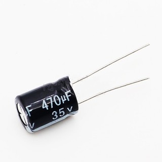 Tụ điện nhôm 35v470uf 470uf35v 10 * 13mm chuyên dụng