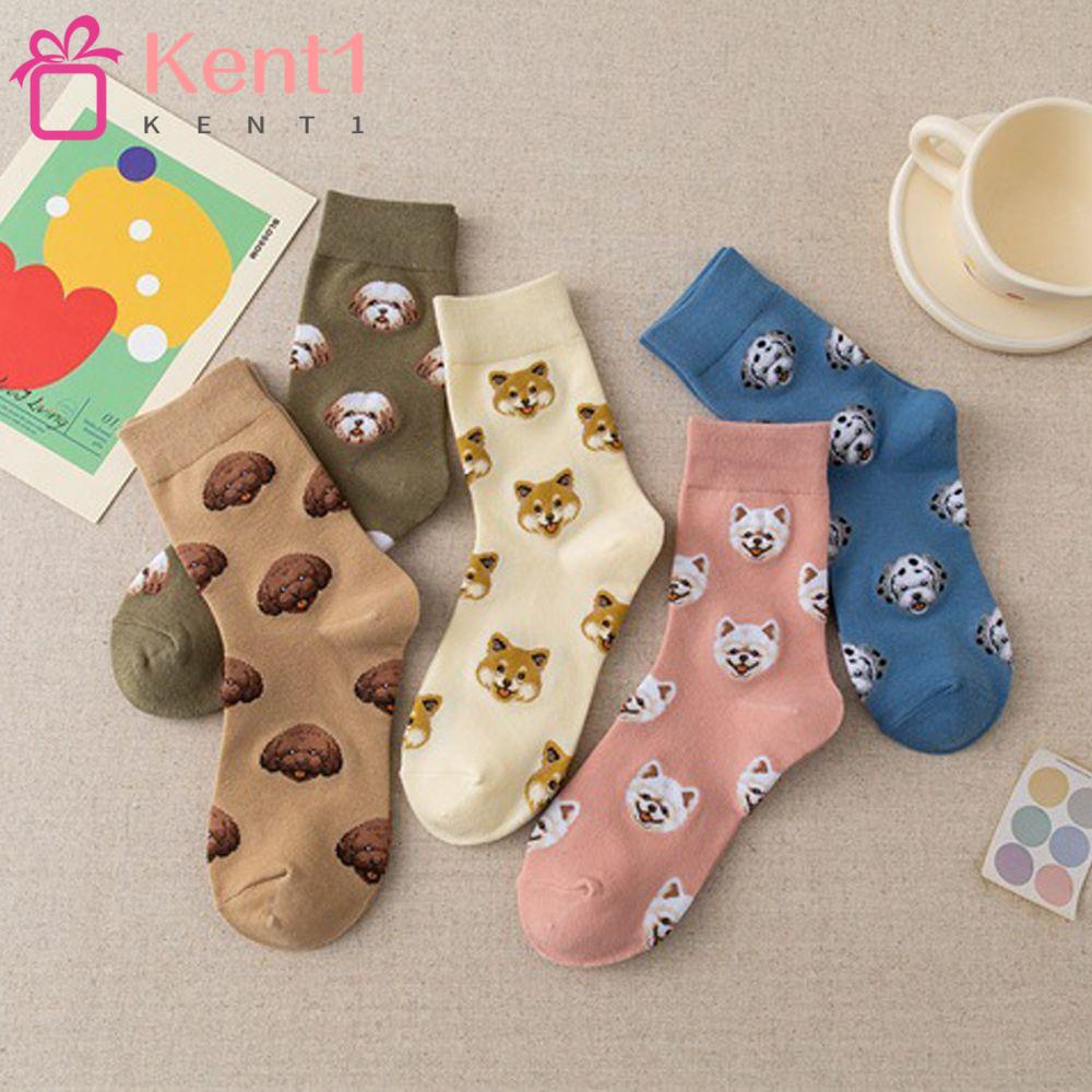 Tất Cổ Trung Họa Tiết Hoạt Hình Xinh Xắn Theo Phong Cách 1 Dành Cho Nữ