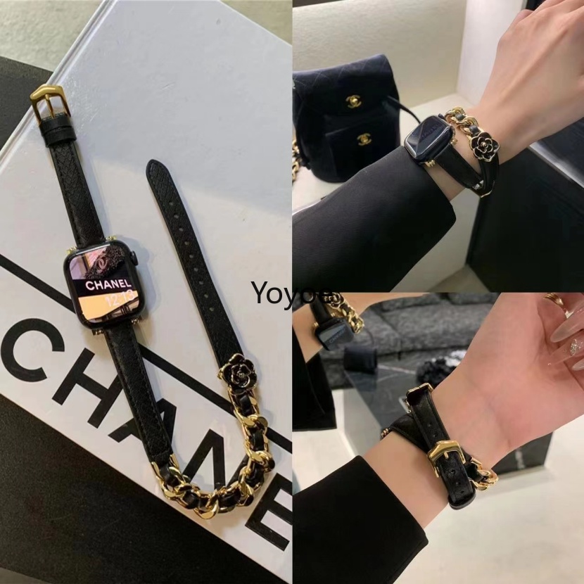 Dây Đeo Bằng Da 49mm / 45mm 44 / 42 mm 41mm 40mm 38mm 8 49mm Ultra Se 7 5 3 6 2 1 Cho Đồng Hồ iWatch