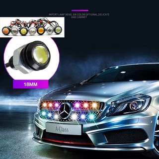 Đèn tín hiệu led ô tô và xe máy phụ tùng ô tô drl 18mm đèn chạy ban ngày mắt đại bàng đèn sương mù