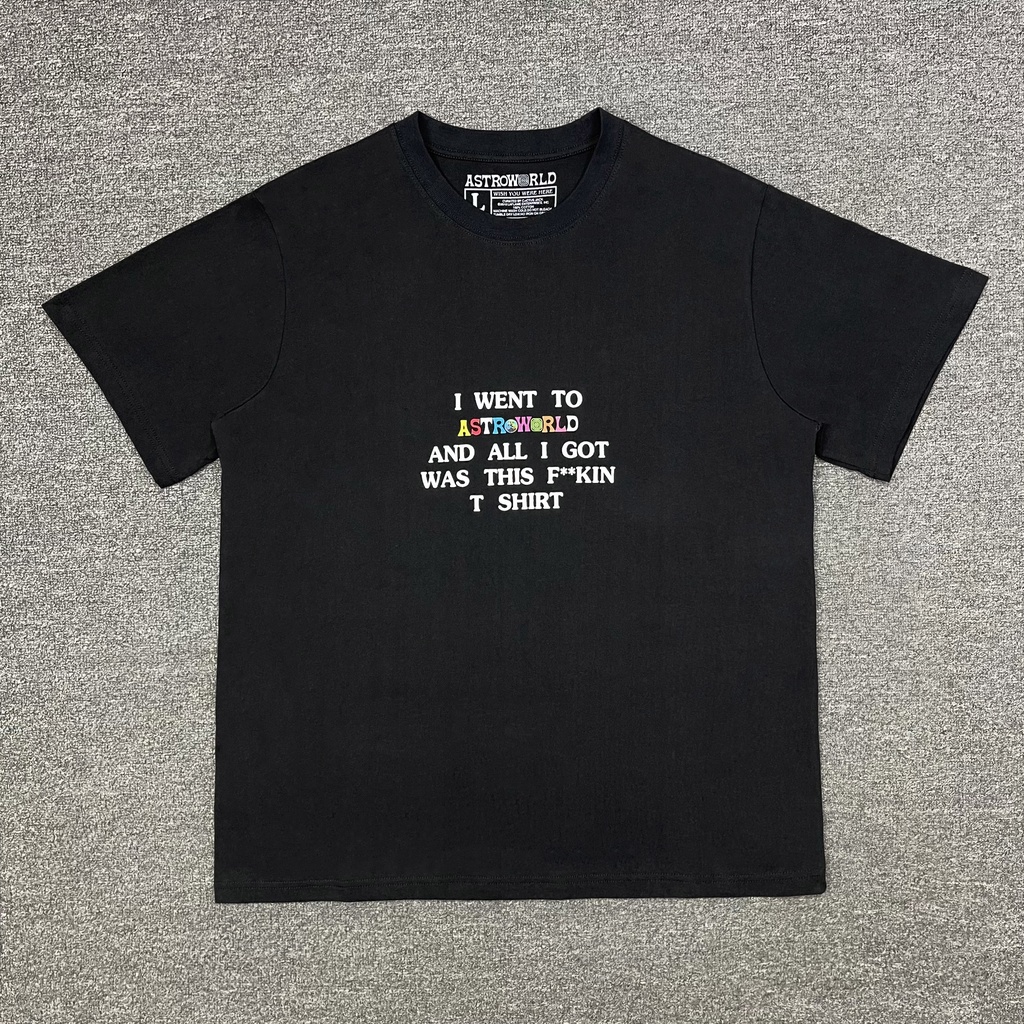 Hàng Có Sẵn Áo Thun Travis Scott Astroworld T WISH YOU Where HERE