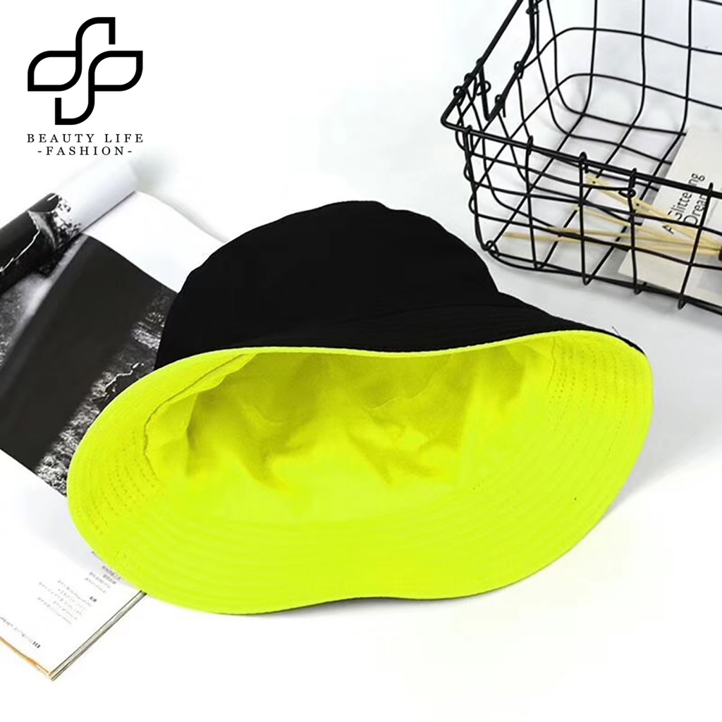 Mũ Bucket Vành Rộng Màu Trơn Thời Trang Làm Việc / Câu Cá