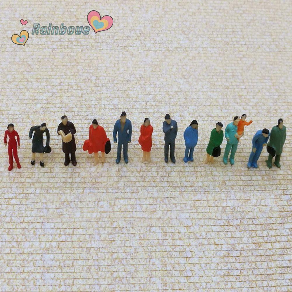 Set 12 Mô Hình Người Bằng Nhựa ABS Tỉ Lệ 1: 87