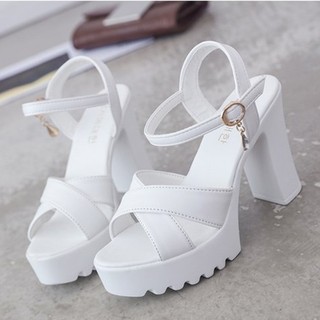Sandal Cao Gót Cài Khoá Phong Cách Thời Trang Hàn Quốc 2023 Dành Cho Nữ