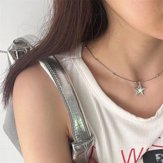 Vòng cổ Hợp Kim Mặt Tròn Đính Ngôi Sao Thời Trang Cho Nữ