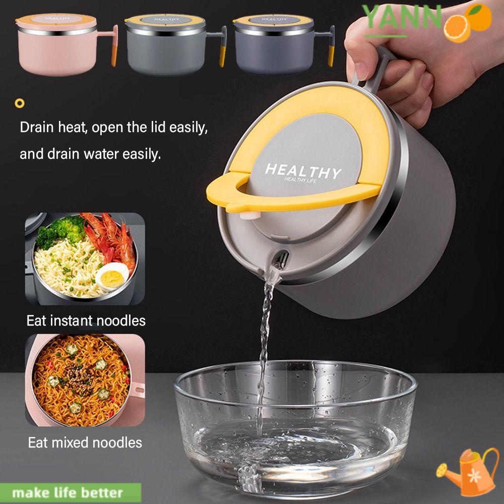 Hộp Đựng Cơm Trưa Bằng Thép Không Gỉ Chống Tràn Có Thể Hâm Trong Lò Vi Sóng 1