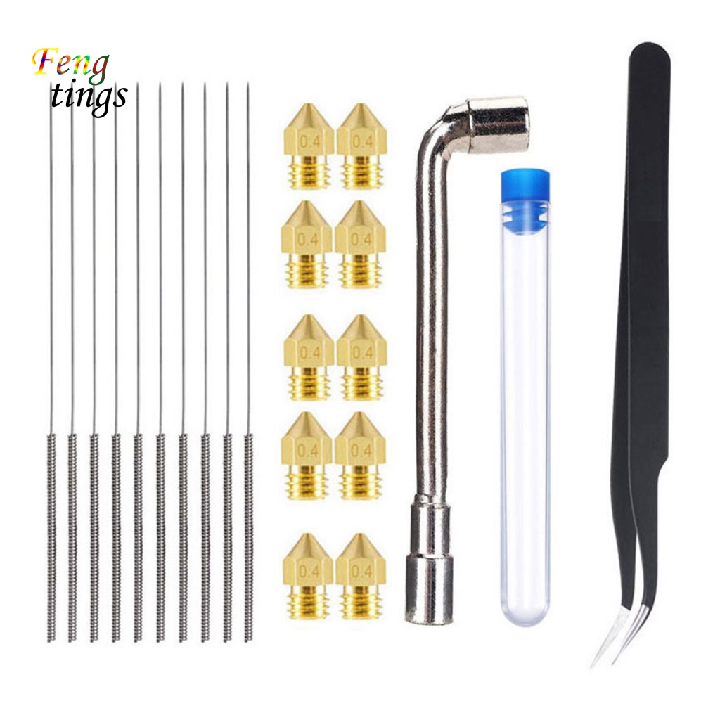 1 Bộ Dụng Cụ Vệ Sinh Vòi Máy In 3D Bằng Kim Loại Bền
