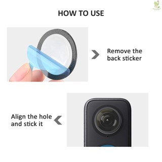 2pcs Action Camera Lens Guards Protector Double Optical Coating Replacement for Insta360 ONE X2   Came-6.5