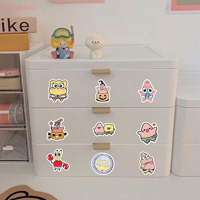 Bộ 63 Miếng Dán Hoạt Hình Doodle Chống Thấm Nước Trang Trí Sổ Tay / Ván Trượt Đồ Chơi Cho Bé PRTA