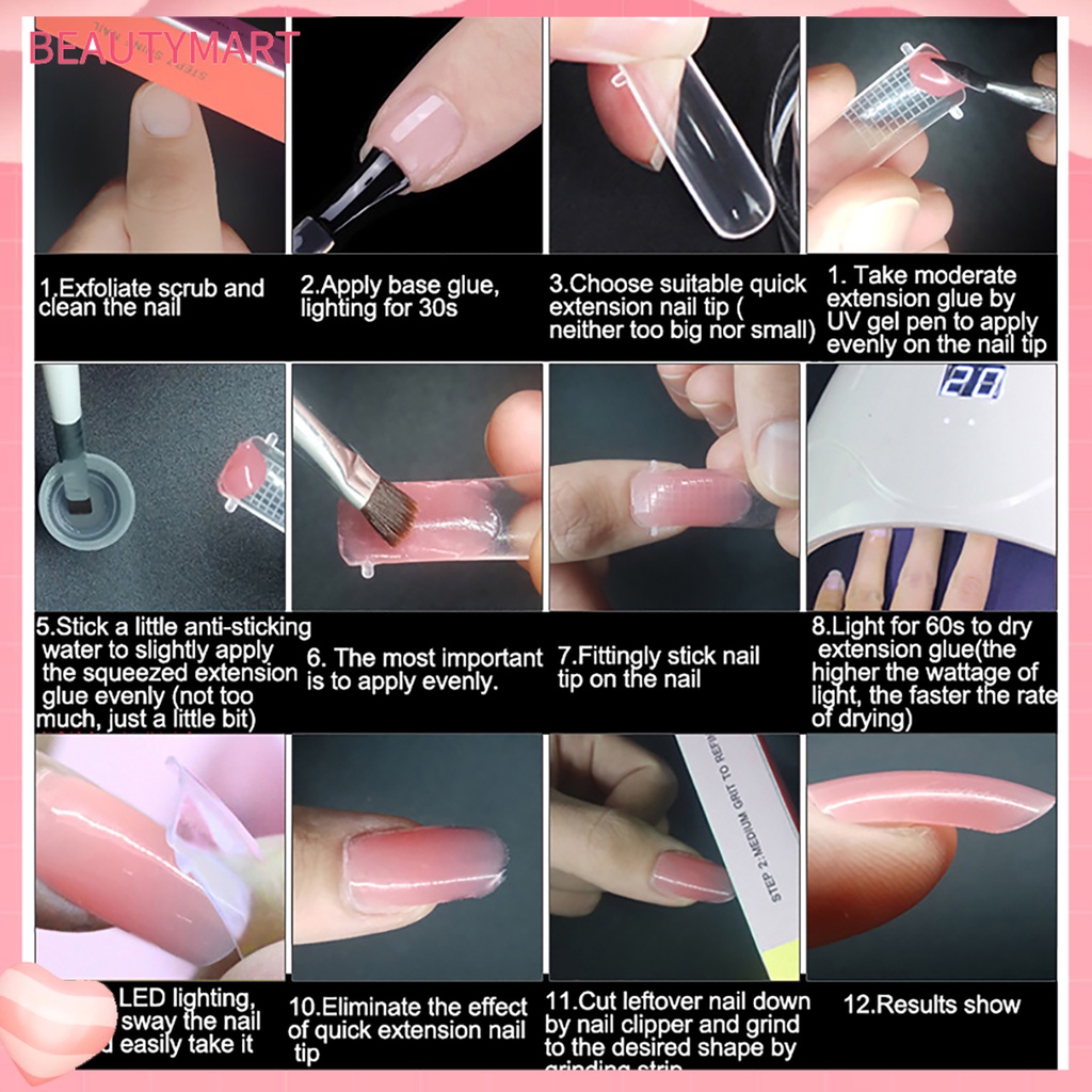 Gel Nối Dài Móng Tay Dạng Lỏng Màu Tím Lâu Trôi Chuyên Dụng Cho Tiệc Tùng