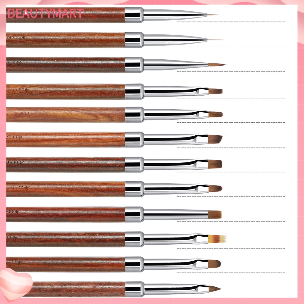 Cọ Vẽ Móng Tay Nối Dài Gel UV Siêu Mỏng Có Thể Tái Sử Dụng