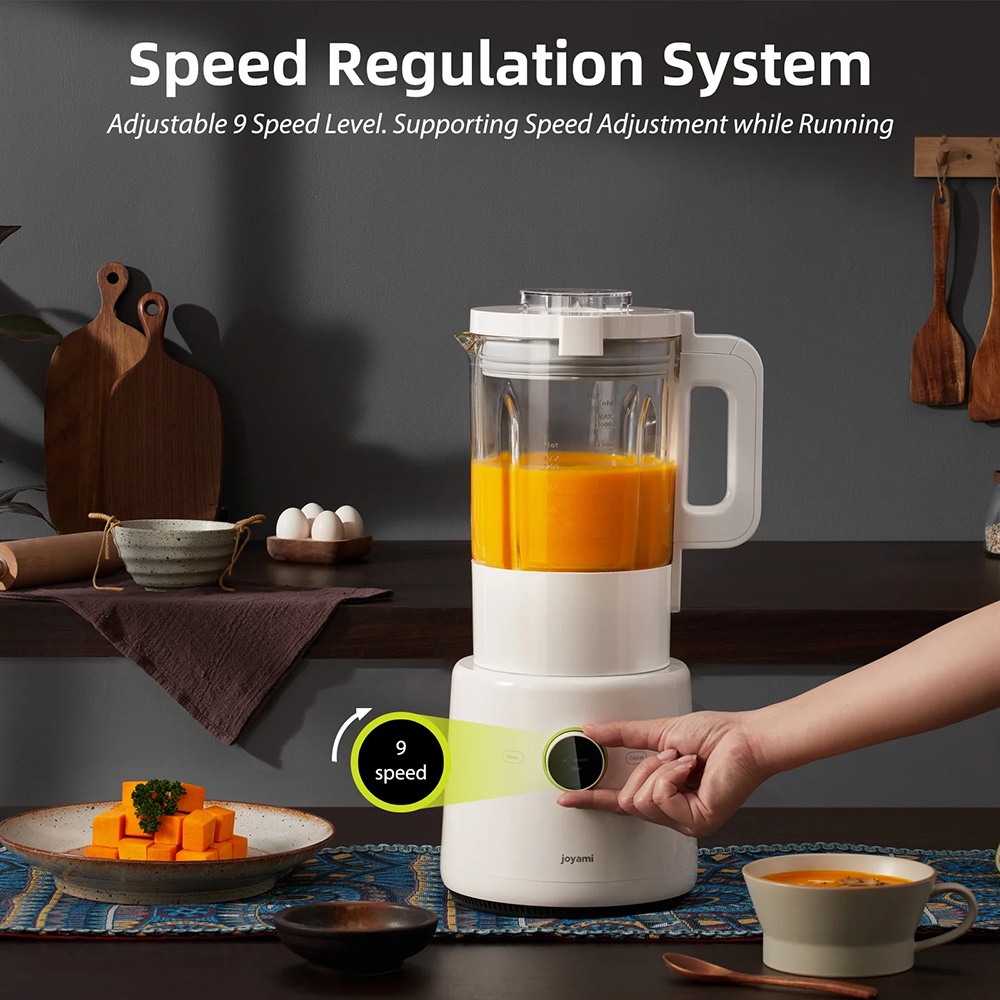 Bản quốc tế - Máy làm sữa hạt, máy xay sinh tố thông minh Xiaomi Joyami Smart Blender JDD01M có kết nối app