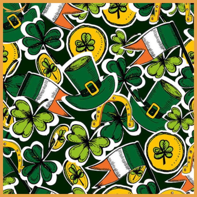 Set 10 Tấm Vải Cotton In Kỹ Thuật Số Diy Trang Trí Đa Ứng Dụng