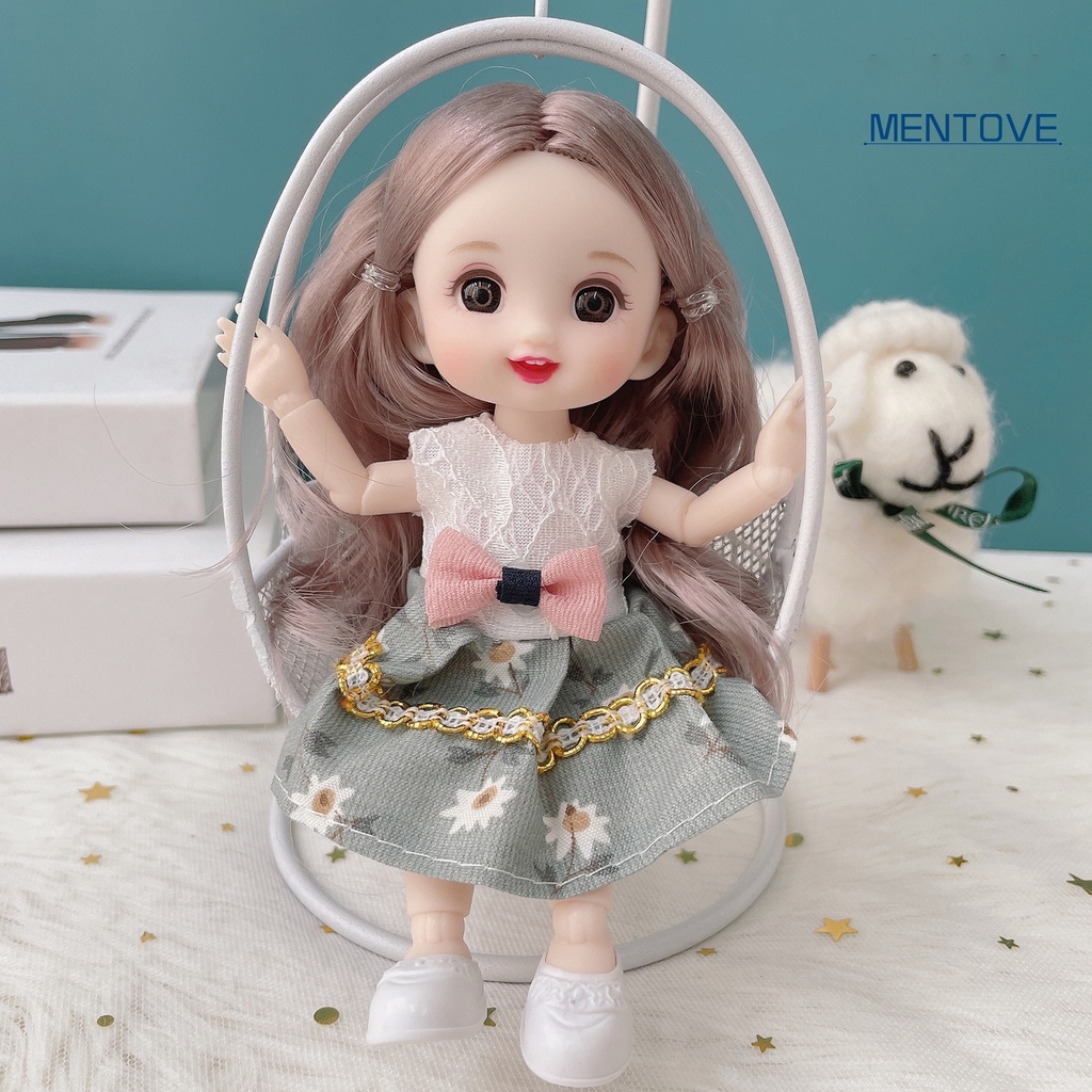 Búp Bê BJD [MT] Khớp Nối Có Thể Tháo Rời 17cm Mặt Nhám