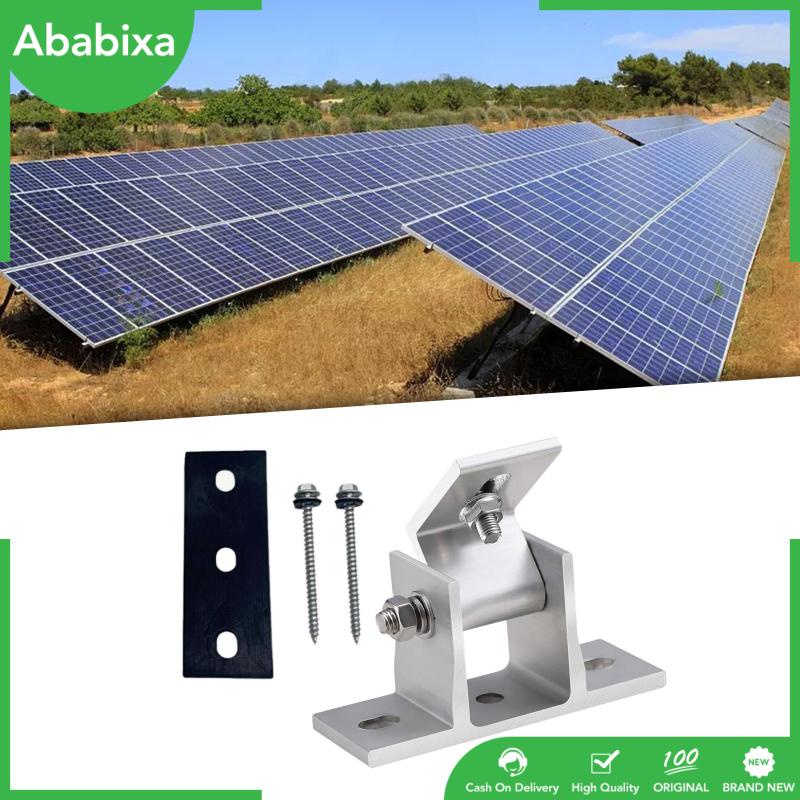 Giá Đỡ Bảng Điều Khiển Năng Lượng Mặt Trời Phẳng Gắn Nóc Thuyền Rvs Điều Chỉnh Được