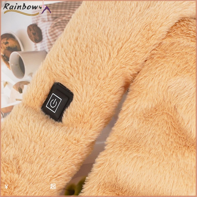 Khăn Choàng Cổ Sưởi Ấm Bằng Điện 3 Mức Độ Điều Khiển Nhiệt Độ Kèm Sạc Usb Tiện Dụng