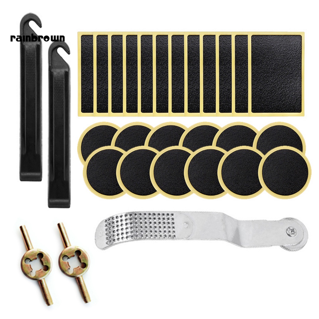 1 Bộ Dụng Cụ Sửa Chữa Lốp Xe Đạp Gọn Nhẹ Tự Dính