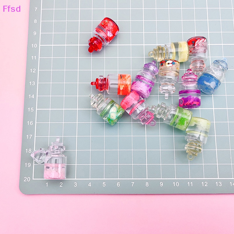 Set 1 / 5 Bình Điều Ước Mini Dạ Quang Trang Trí Nhà Búp Bê / Tiểu Cảnh DIY