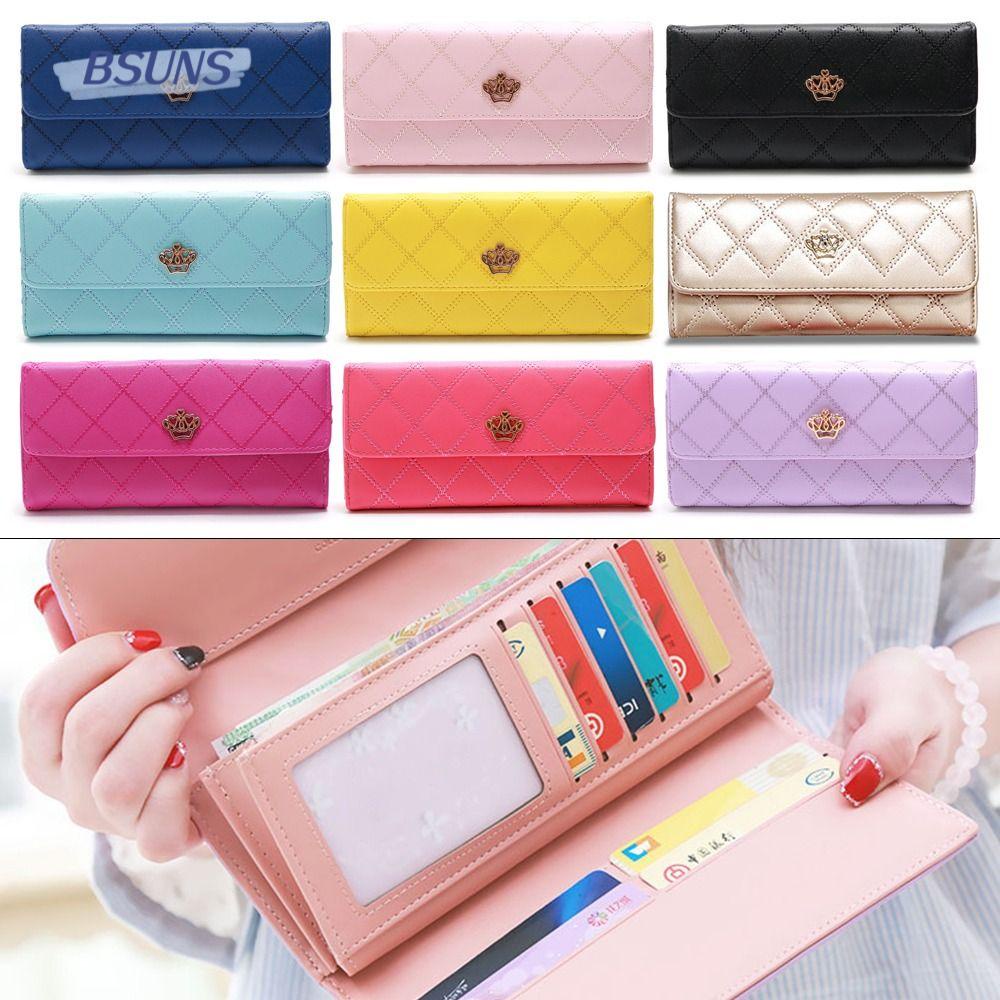 Ốp Điện Thoại Da Dạng Ví Dài Có Khóa Kéo Cho Nữ