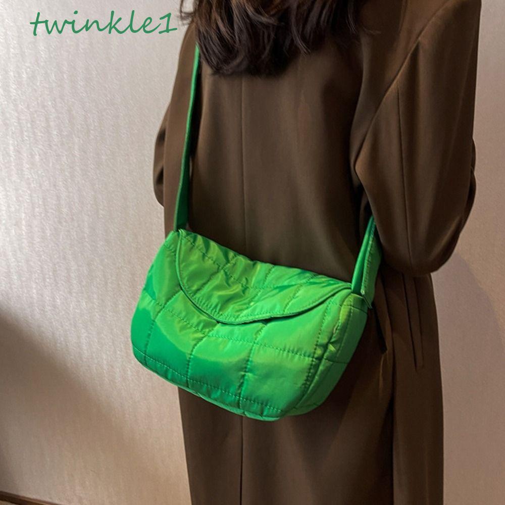 Túi Xách Đeo Vai Cotton Họa Tiết Lấp Lánh Đơn Giản Cho Nữ