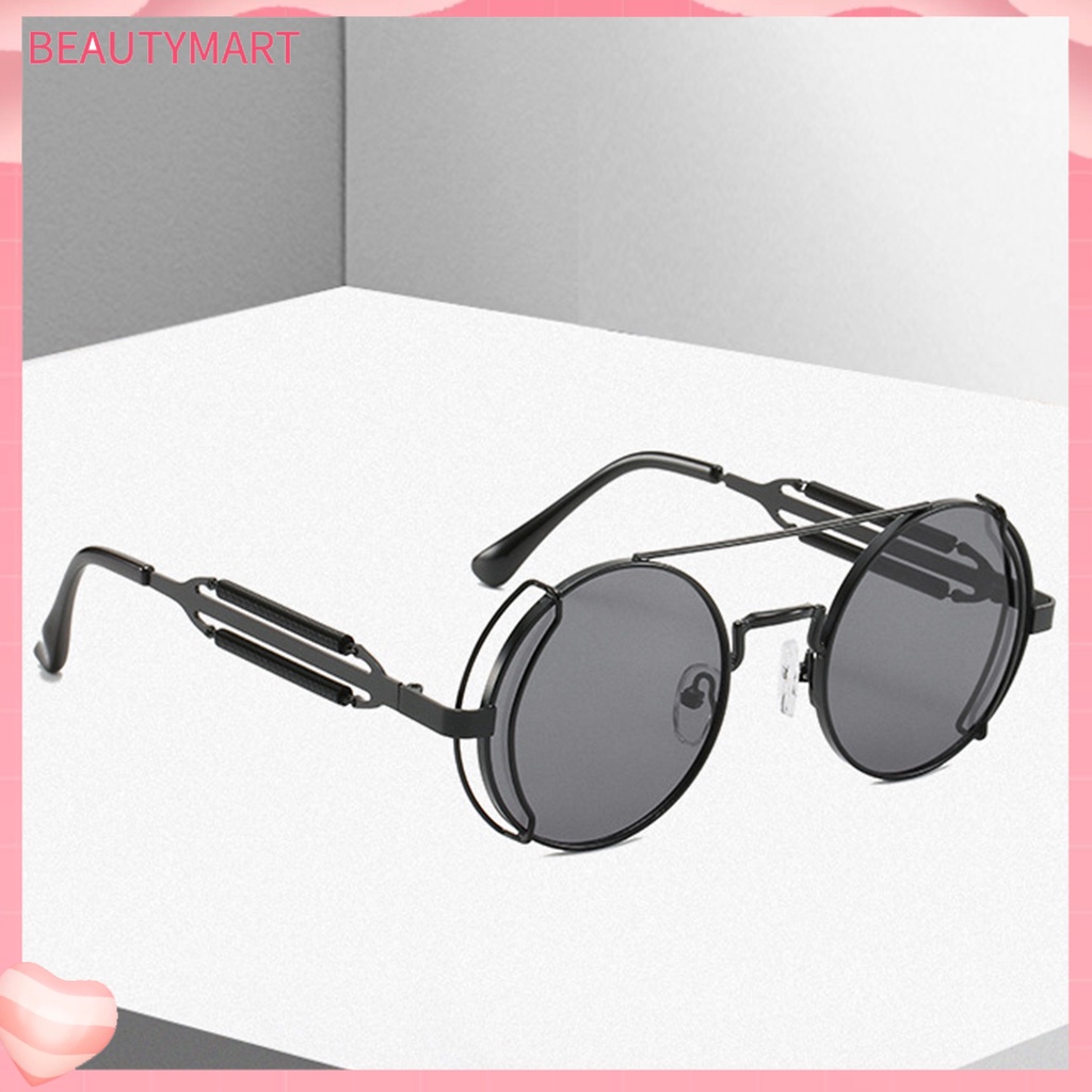 Kính Mát Gọng Kim Loại Tròn Phong Cách Vintage Thời Trang Cho Nam Nữ