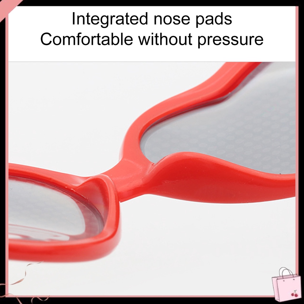 Kính Mát Hình Trái Tim Phản Quang Phong Cách Vintage Thời Trang Cho Nữ