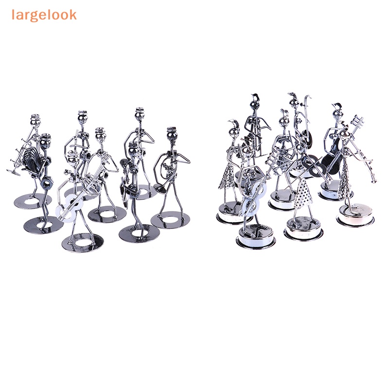 [Biglook] Mô Hình Nhạc Sĩ mini Bằng Sắt Trang Trí Nghệ Thuật