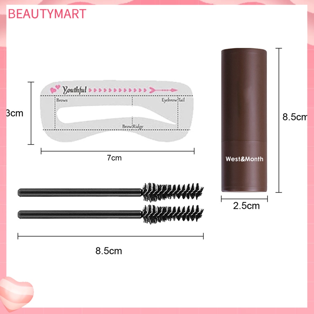 1 Bộ Khuôn In Lông Mày Lâu Trôi Dễ Sử Dụng