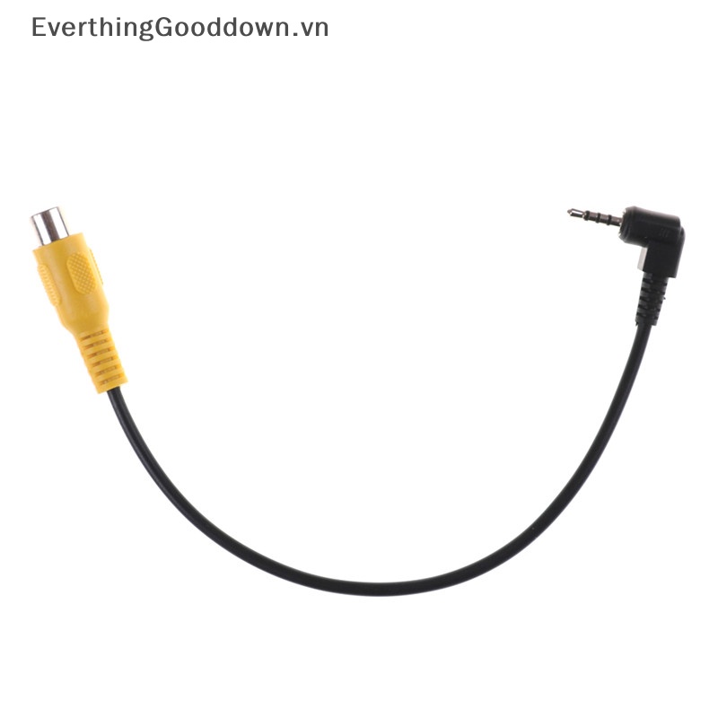 Everthinggooddown Cáp Chuyển Đổi Từ Giác Cắm 2.5mm Sang Ổ Cắm RCA Cho GPS AV-in Video