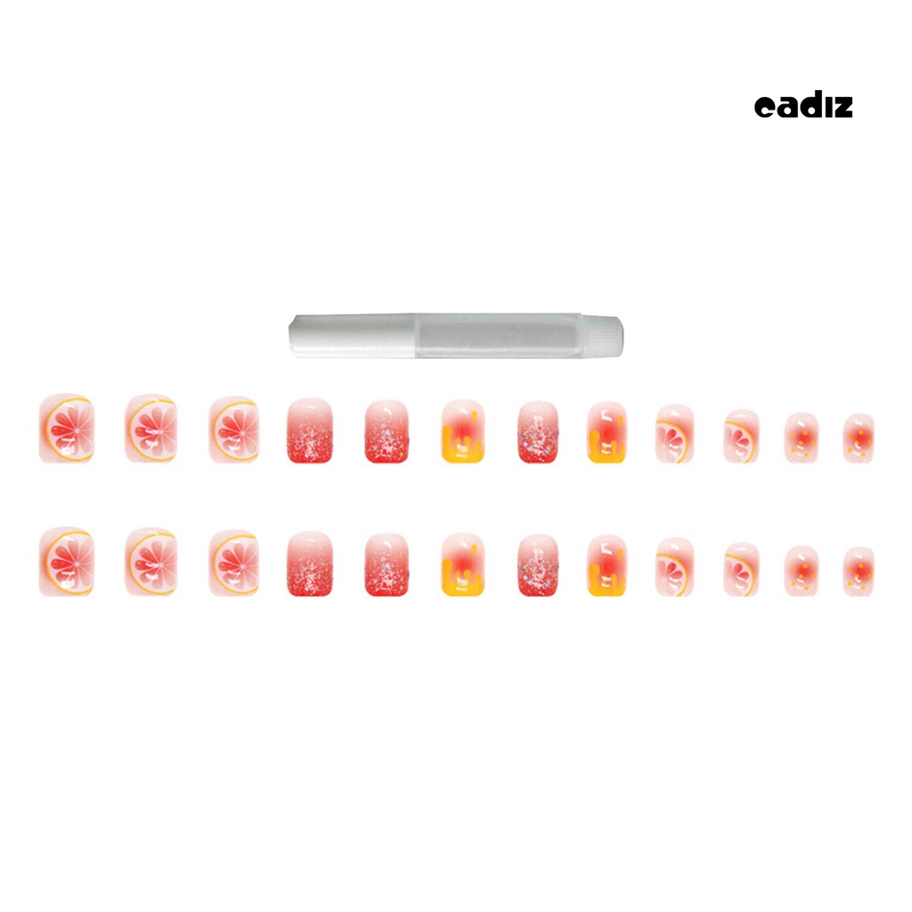 1 Bộ Móng Tay Giả Che Phủ Toàn Diện Chống Phai Màu Có Thể Tháo Rời Cho Salon