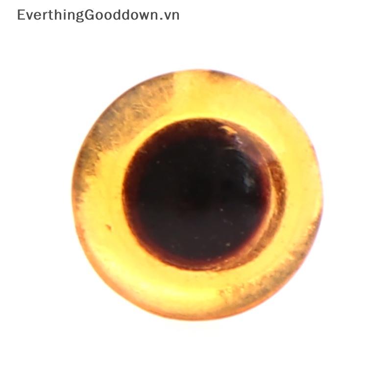 Everthinggooddown Set 100 Mắt Nhựa 3-6mm Nhiều Màu Sắc Trang Trí Thú Nhồi Bông / Mắt Googly DIY