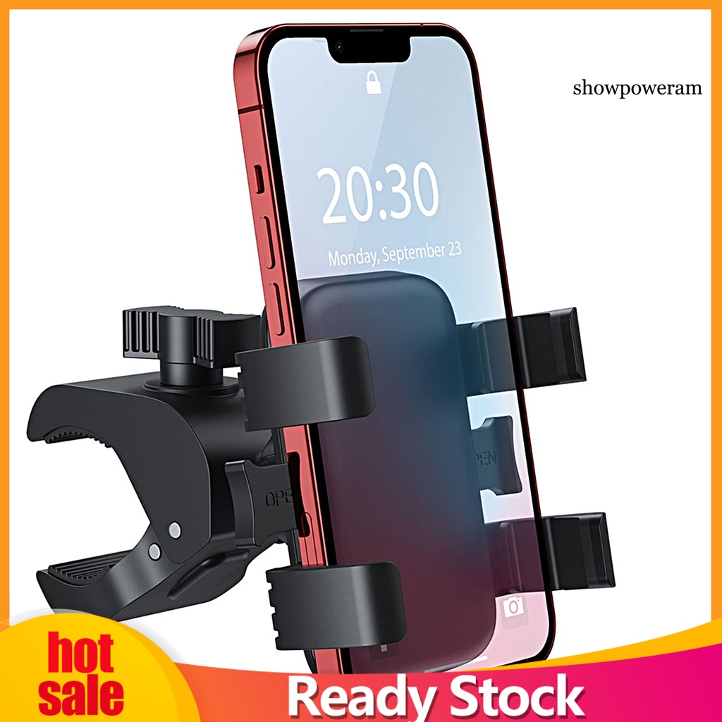 Giá Đỡ Điện Thoại Có Thể Điều Chỉnh Xoay 360 Độ Chống Rung Lắc Gắn Xe Đạp Leo Núi