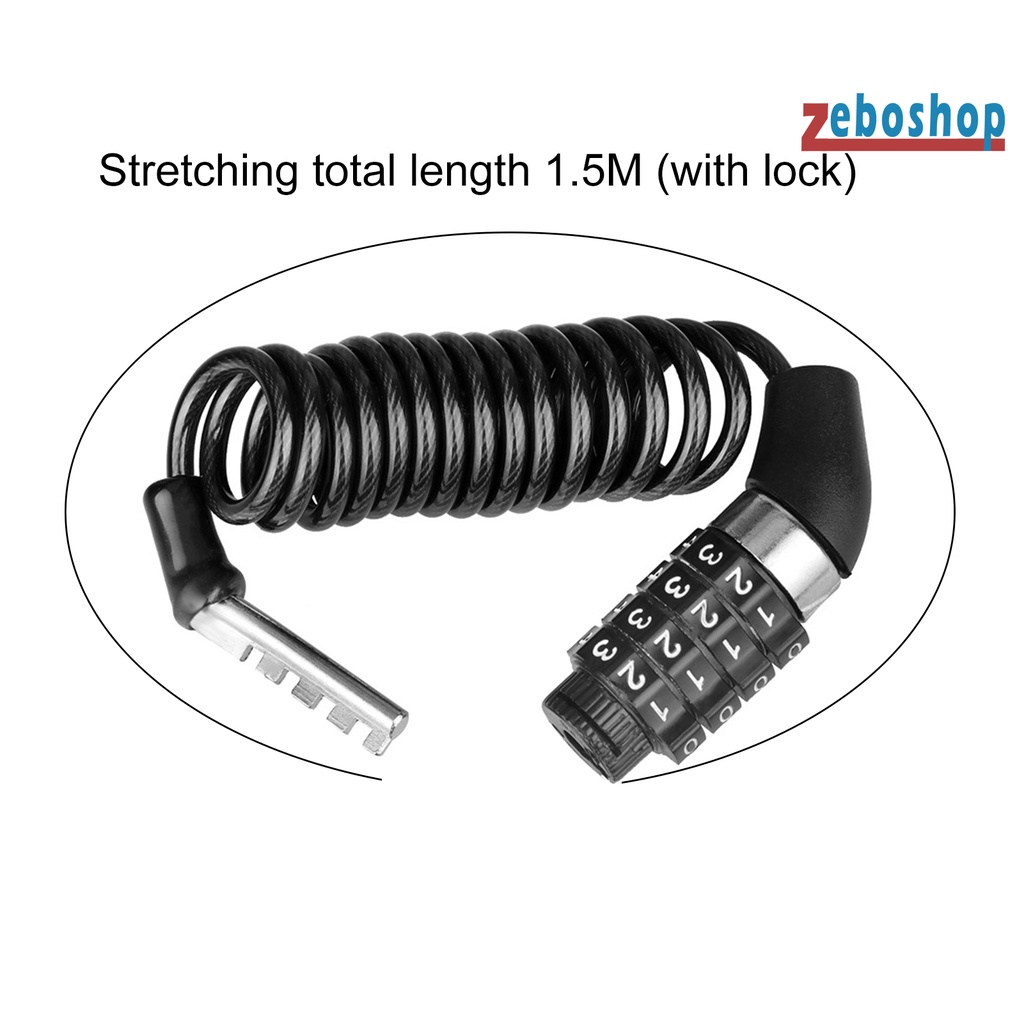 Khóa Xe Đạp 4 Số Chống Ăn Mòn Chống Ăn Mòn Tiện Dụng